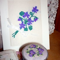 Des violettes…