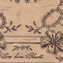 Une pochette pour Bleuette