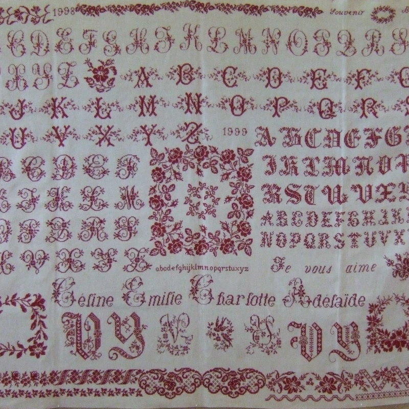 Exposition de broderies à Noizay 1/3