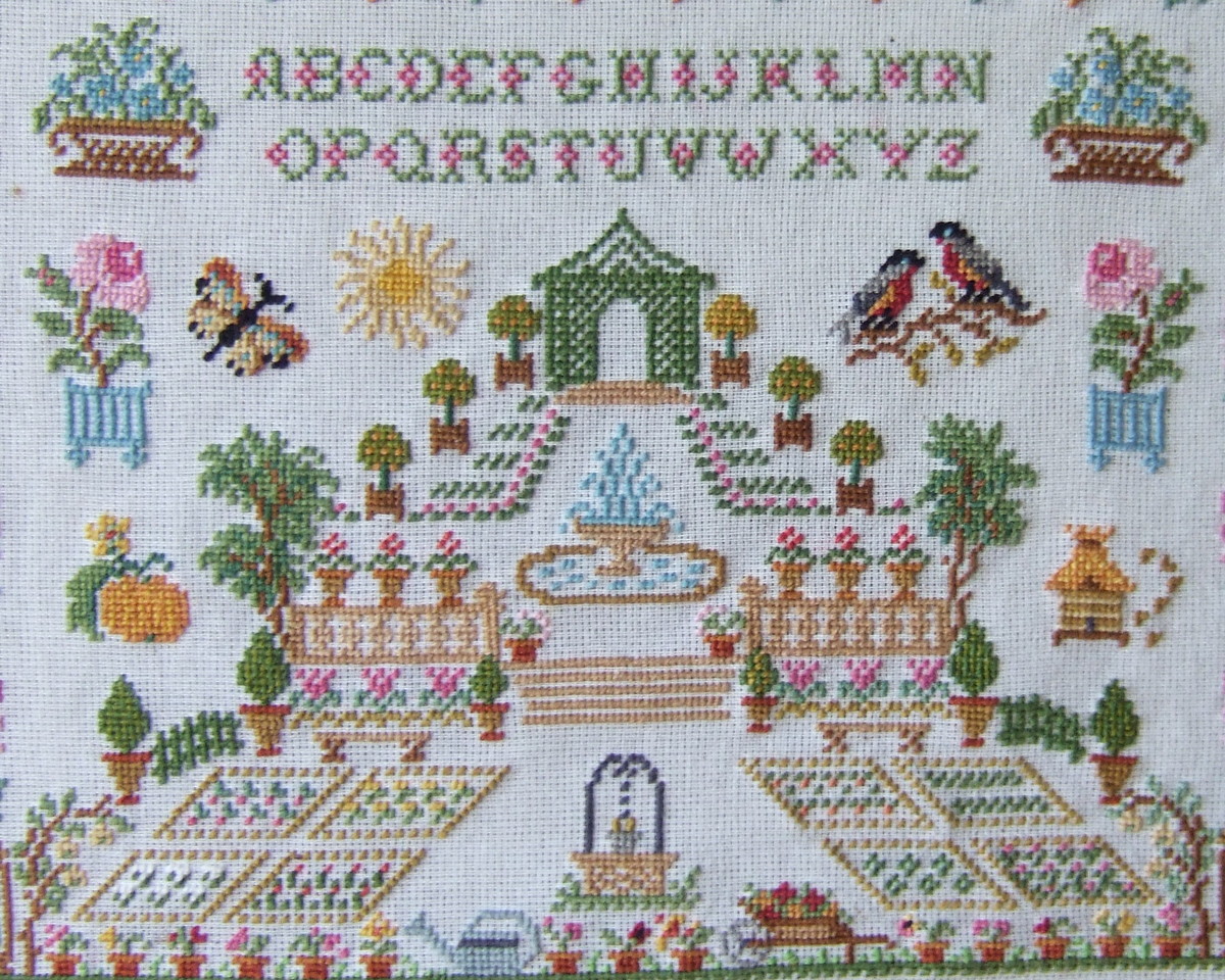 Un jardin brodé