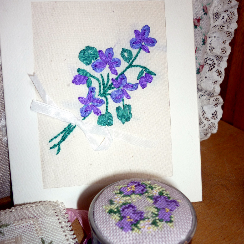 Des violettes…