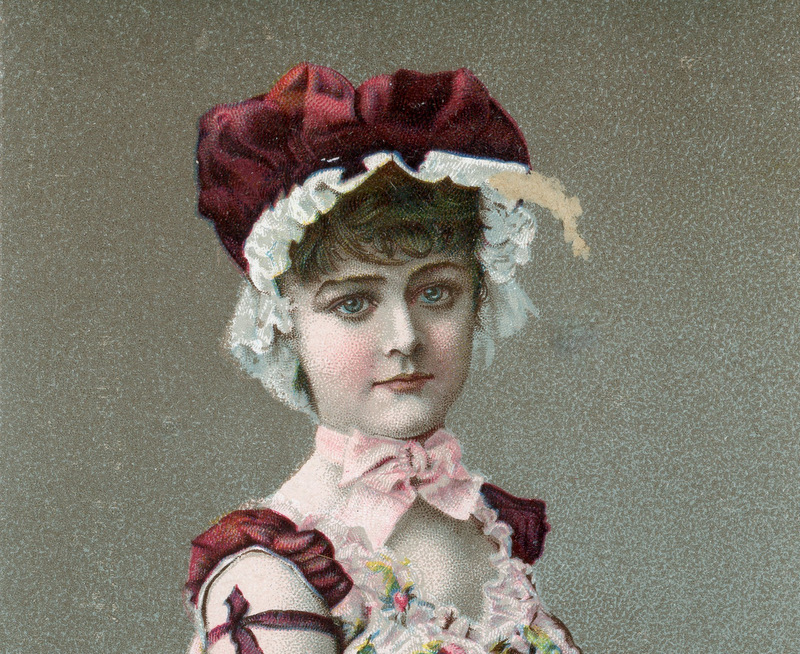 Cartes « A la Belle jardinière  » et Marquoir Françoise – 18