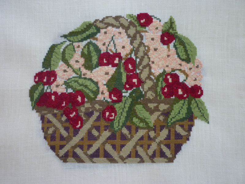 Un panier de cerises