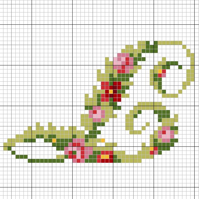 Alphabet fleuri – la lettre L